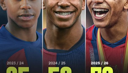 开云体育官方网-一年比一年强！亚马尔参与进球场次已接近四分之三